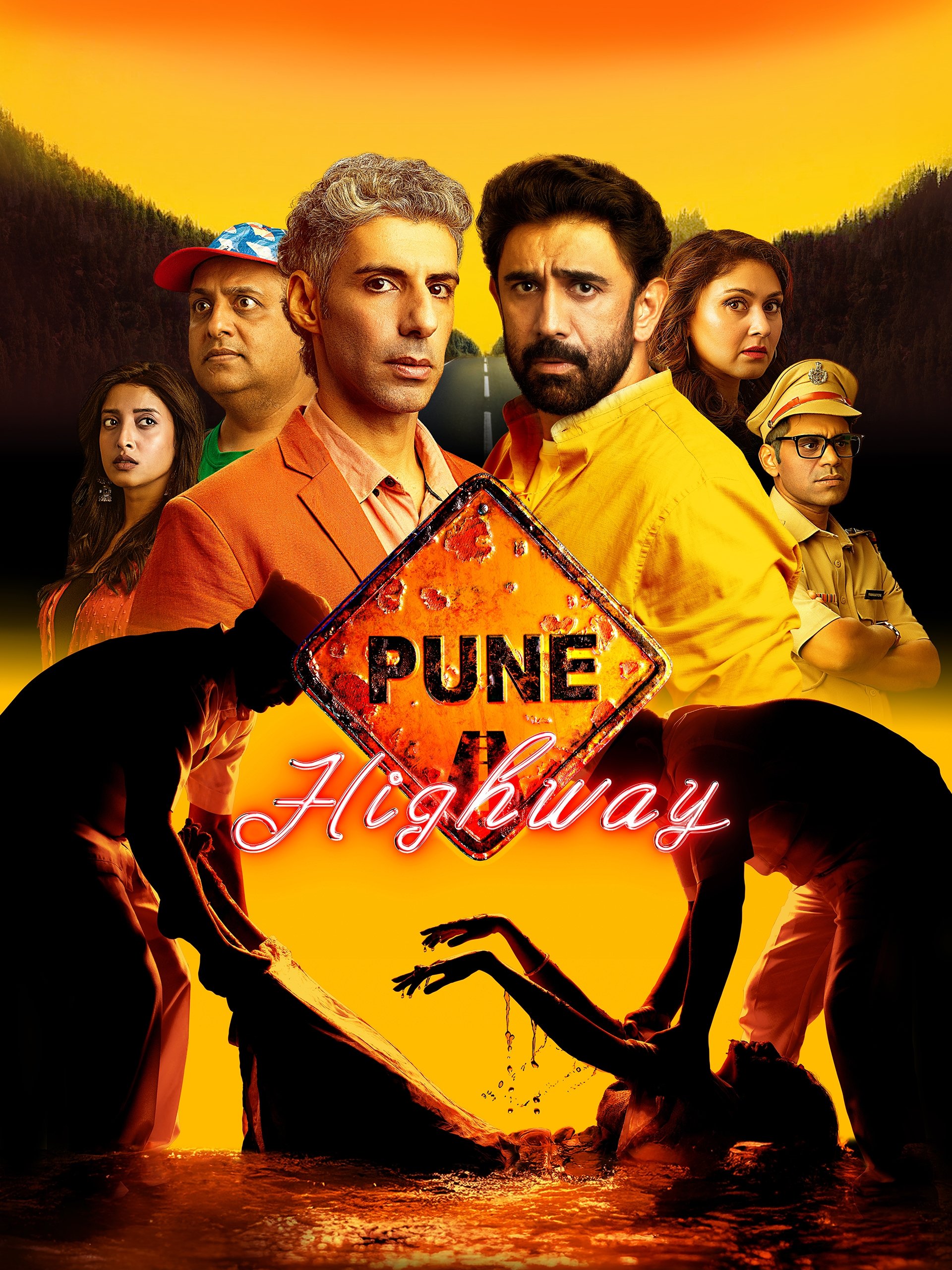 Pune Highway Hindi Dubbed Movie Poster (2024)